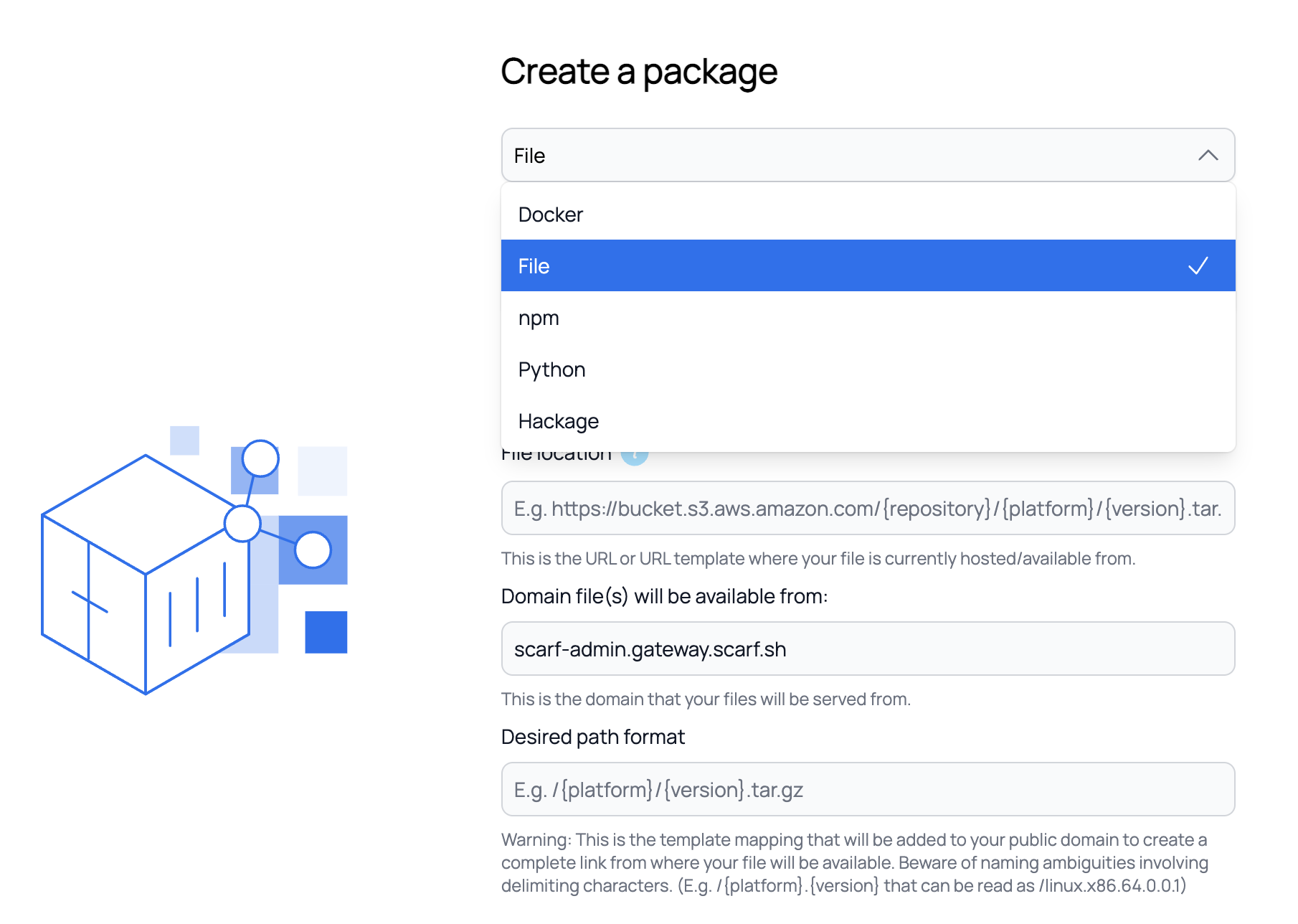 Create a package