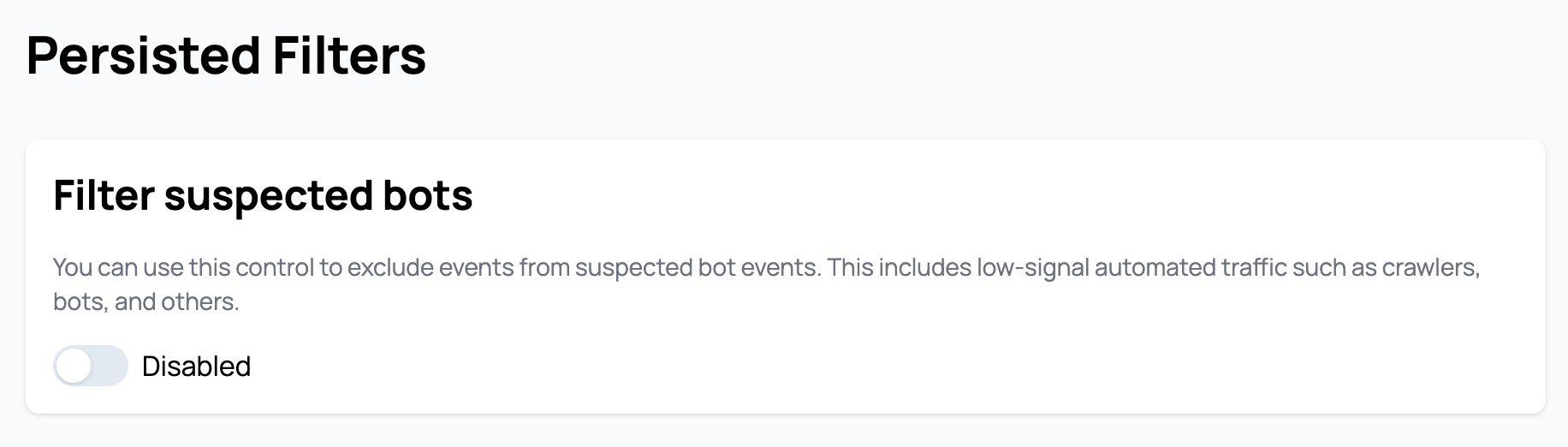 Filter Bots